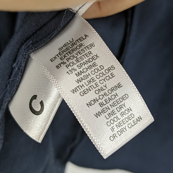 LOFT Midnight Blue Draped Blazer - Picture 3 of 4